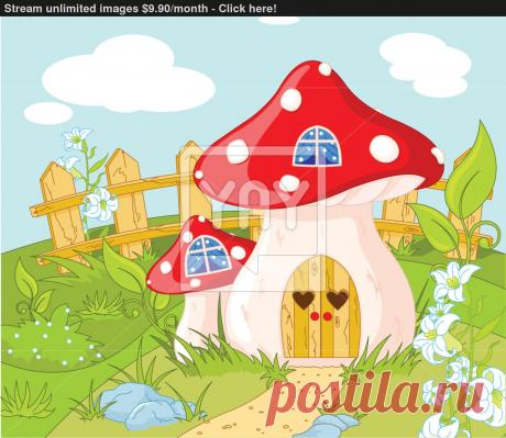 домики и гномики рисование - 5 446 картинок. Поиск Mail.Ru