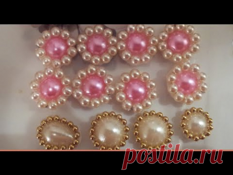 (81) Серединки для канзаши своими руками - YouTube