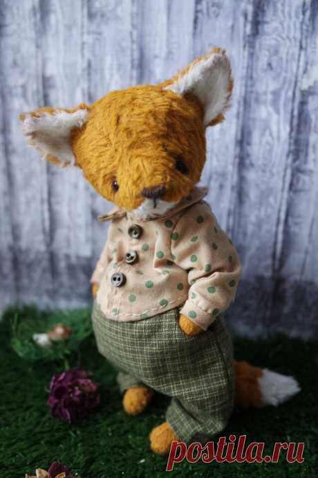 Кукольный мир: выкройки, одежда, миниатюра
Лисёнок Матвейка с выкройкой одежды