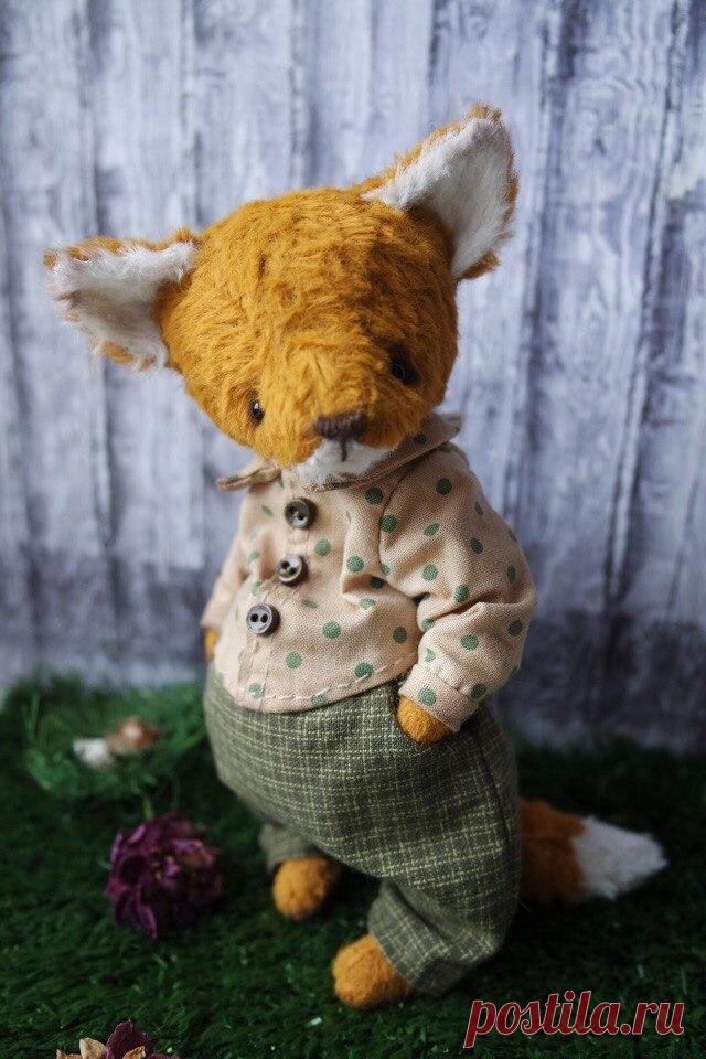 Кукольный мир: выкройки, одежда, миниатюра
Лисёнок Матвейка с выкройкой одежды