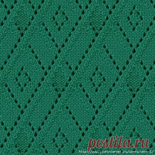 Простые узоры спицами. Красивая подборка