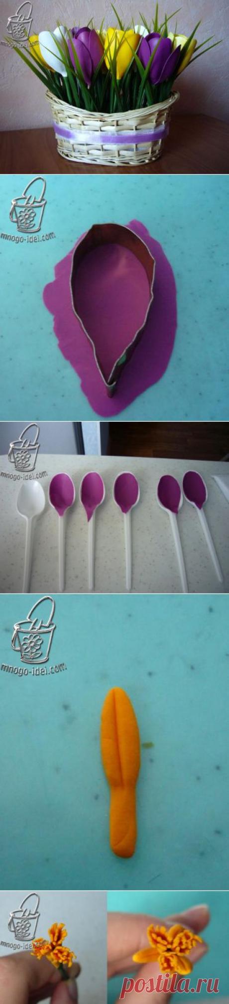 Крокус мастер класс | Холодный фарфор