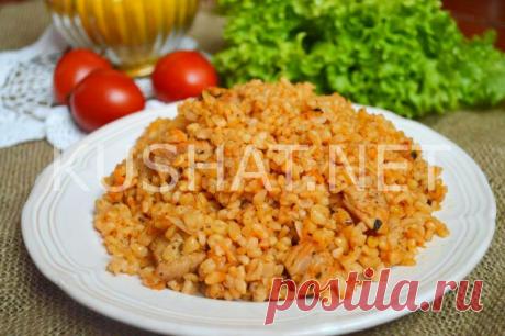Плов из булгура. Пошаговый рецепт с фото - Кушать нет