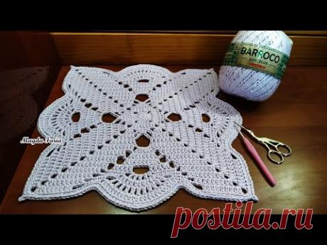 Sousplat Adriático em crochê