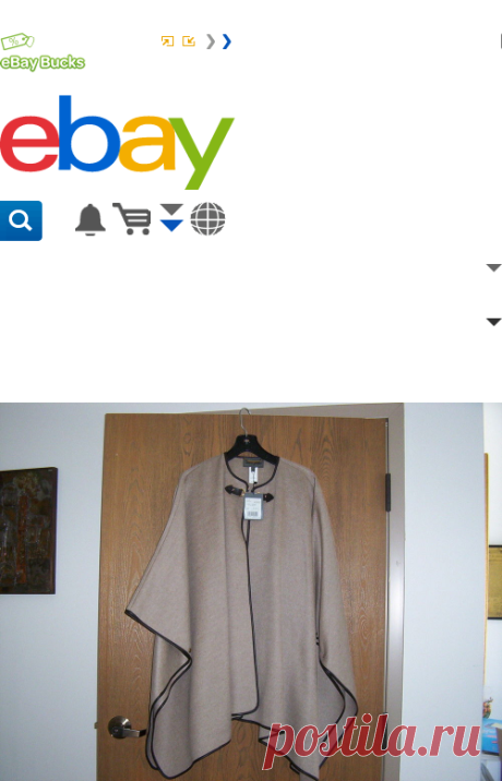 Authentic Les Copains cashmere coat cape jacket ITALY size M - XL | eBay