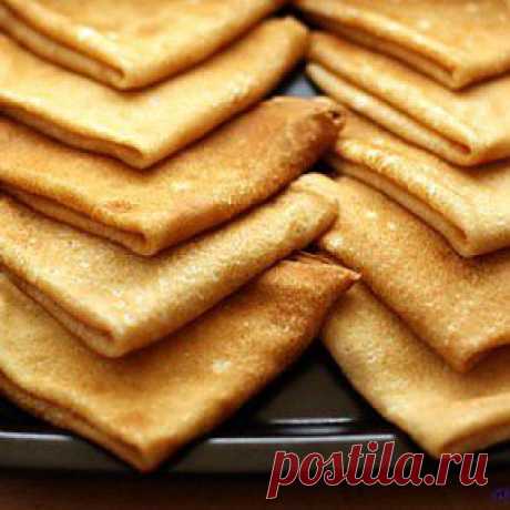 ЗАВАРНЫЕ БЛИНЫ НА МОЛОКЕ.