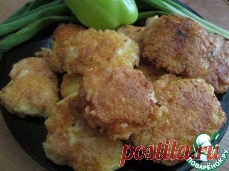 Куриные наггетсы в сырной обсыпке Кулинарный рецепт