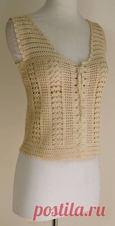 Que les parece si hacemos ésta blusa? MATERIALES 400 grs de hilo semi-fino Agujas crochet N° 3.5 PUNTO EMPLEADO Varetas……….var. Cadenas……..cad. Medio punto……… mp Punto fantasía Como siempre sacamos la medida de B y comenzamos a hacer la espalda. GRÁFICA PARA TOMAR MEDIDAS ESPALDA Tejemos “var, cad” var VER GRÁFICO HILERA 2 …