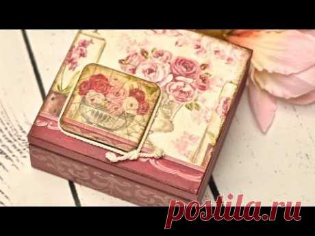 decoupage box - tutorial  DIY