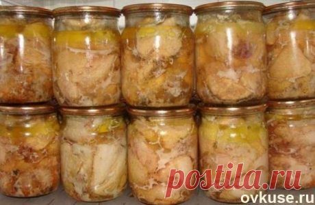 Вкуснейшая домашняя тушенка из курицы - Простые рецепты Овкусе.ру