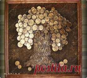 Мастер-класс: Панно Волшебный саженец