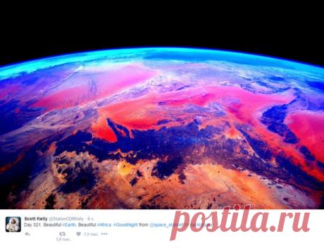 Изображения с МКС от астронавтов.  Февраль 2016 / Интересный космос