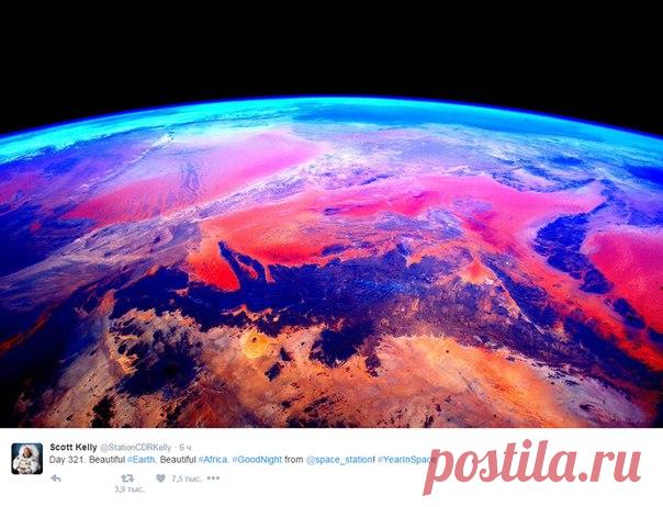 Изображения с МКС от астронавтов.  Февраль 2016 / Интересный космос