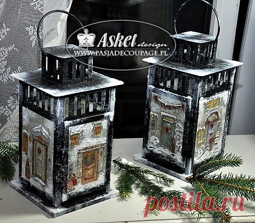 Новогодний декупаж от Asket