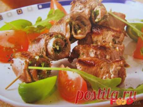 Шашлык из свинины с чесноком - Кулинарные рецепты на Food.ua
