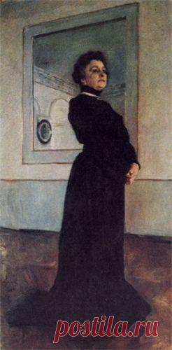 В 1905 году Валентин Александрович Серов написал портрет М.Н. Ермоловой .Парадный портрет Ермоловой был заказан Серову в связи с празднованием 35-летия её артистической карьеры.