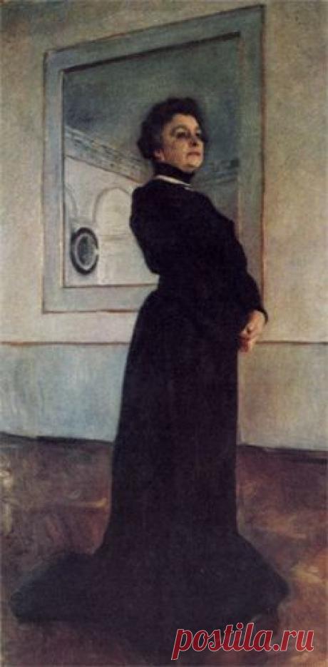 В 1905 году Валентин Александрович Серов написал портрет М.Н. Ермоловой .Парадный портрет Ермоловой был заказан Серову в связи с празднованием 35-летия её артистической карьеры.