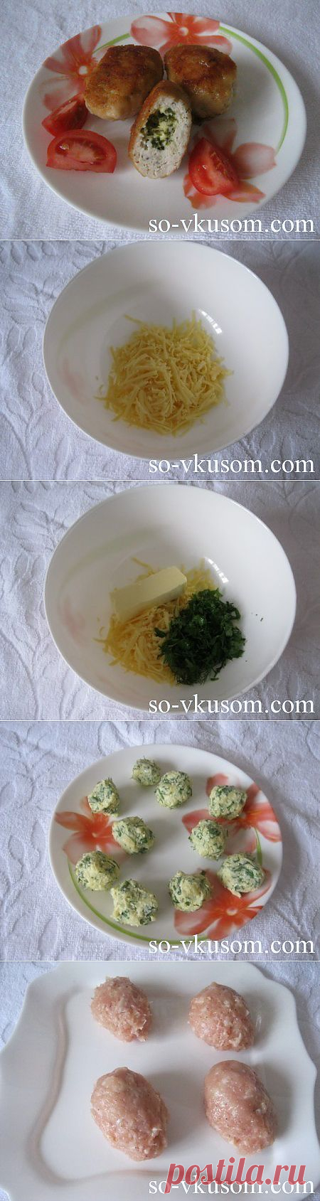 Куриные котлеты с сыром в мультиварке..