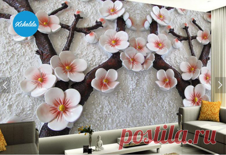 XCHELDA 3D Mural de Parede Personalizado Pintura do Estilo Chinês Ameixa Fundo Quarto Sala Murais De Parede Papel De Parede em Papéis de parede de Melhoramento Da casa no AliExpress.com | Alibaba Group