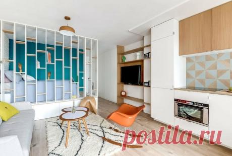 Варианты дизайна квартиры-студии 20 кв