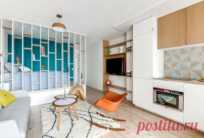 Варианты дизайна квартиры-студии 20 кв