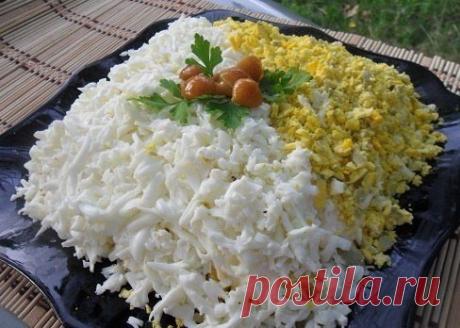 Салат "Нежный"
Ингредиенты:
●отварная куриная грудка
Показать полностью…