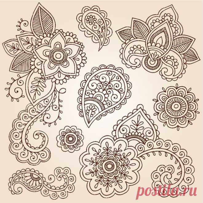 Paisley - шаблоны для росписи | Варварушка-Рукодельница