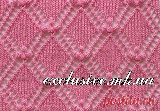 Ромбы спицами