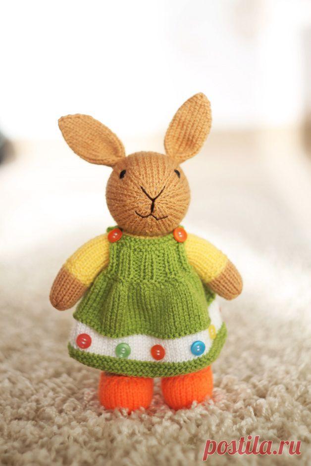 Puppen - Gestricktes Häschen - ein Designerstück von Tatjana-161 bei DaWanda