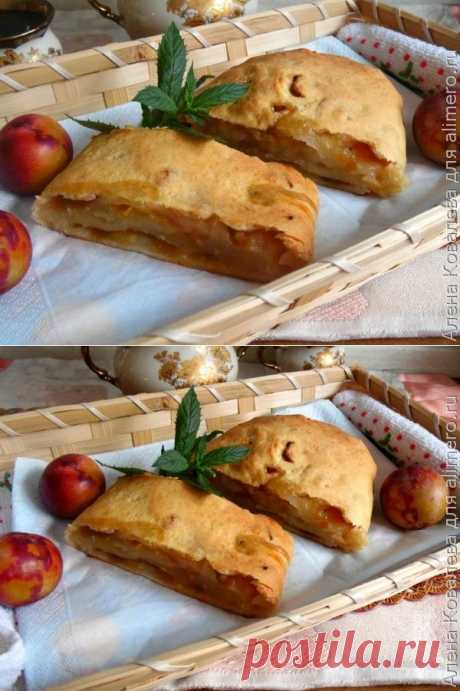 Сливово-яблочный пирог - незатейливый, но вкусный...