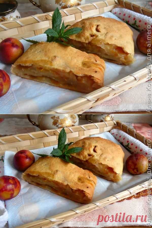 Сливово-яблочный пирог - незатейливый, но вкусный...