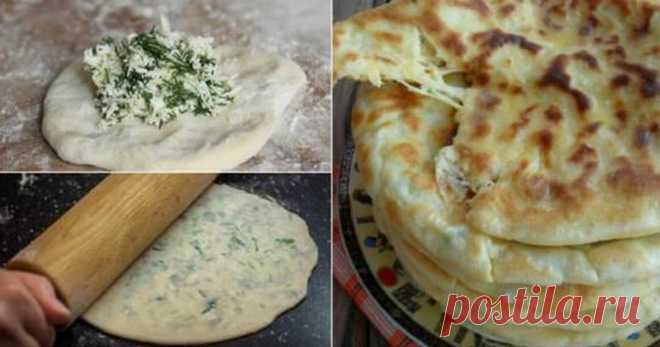 Приготовила стопку ароматных лепешек за полчаса: вкуснейшие хычины! Вкусные лепешки за 30 минут