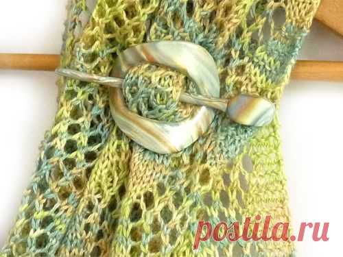 FO and Tutorial: Polymer Clay Shawl Pin | Eskimimi Makes