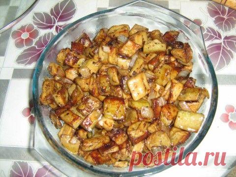 Оригинальная закуска из баклажанов