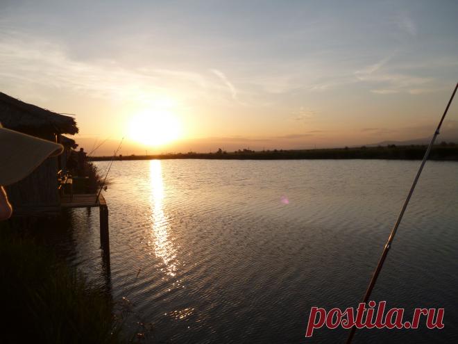 Закат на озере Акши!