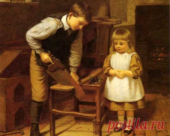 Гарри Брукер (1848 - 1940, Inglese) | Я дитя