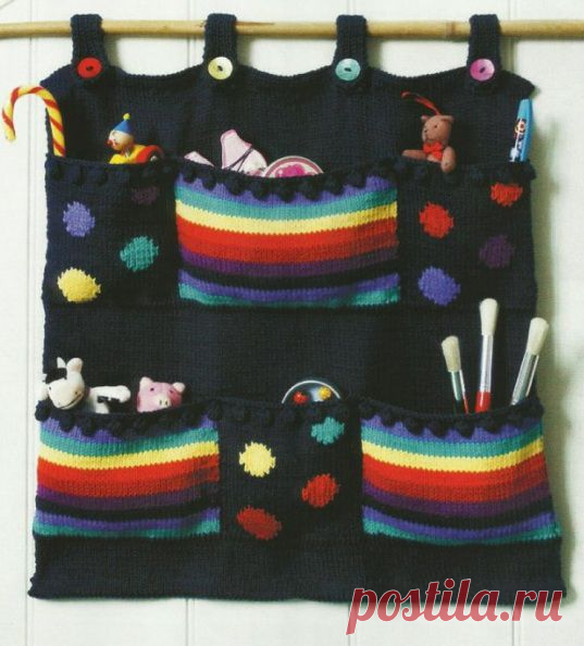 Вязаное панно на стену своими руками