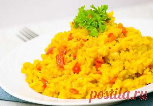 Плов с фруктами и тыквой