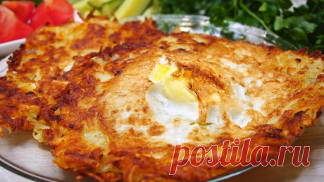 Завтрак  из картофеля и яйца Минимум продуктов и максимум удовольствия. Это тот вариант блюда, когда нужно приготовить быстрый и вкусный завтрак на скорую руку. ИНГРЕДИЕНТЫ картофель -4 шт. луковица -1шт яйцо -2 шт. соль черный перец - растительное масло – для жарки ПОШАГОВЫЙ РЕЦЕПТ ПРИГОТОВЛЕНИЯ Картофель сырой 4 шт...