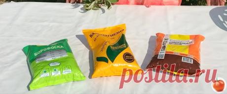 Комплексная осенняя подкормка для сада - яблони, груши, вишни и сливы