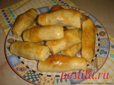 Постные пирожки с капустой и грибами. Очень простое тесто!