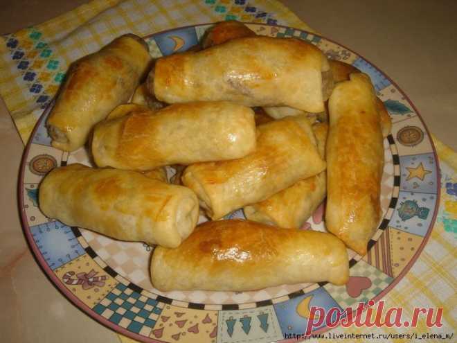 Постные пирожки с капустой и грибами. Очень простое тесто!