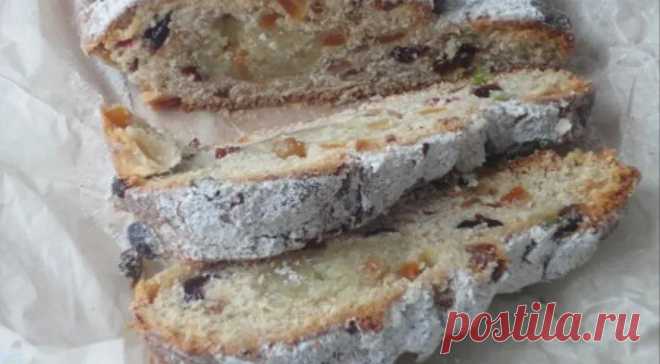 Немецкий рождественский штолен, пошаговый рецепт с фото от автора Галина Компанцева