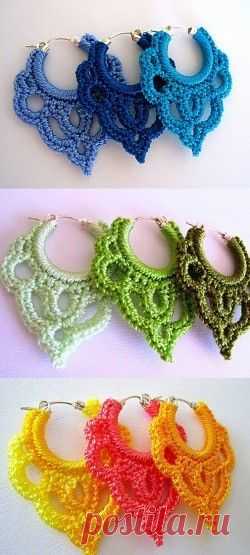 (1) Crochet Earrings | Crochet bracelet