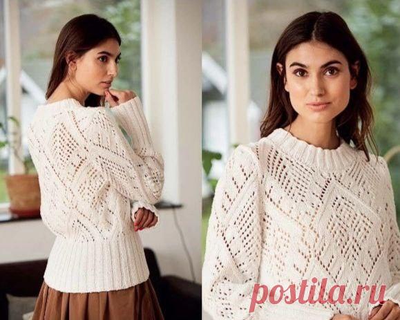 Пост на стене Джемпер ажурный