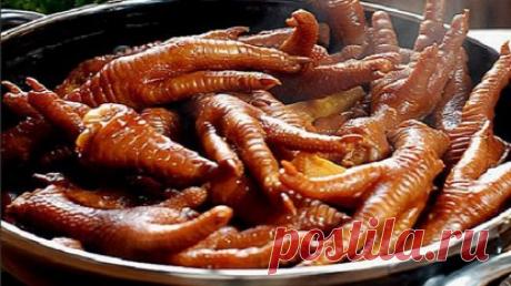 Куриные лапки — традиционное китайское блюдо - пошаговый рецепт с фото