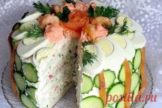 Закусочный торт – 13 необычных рецептов - БУДЕТ ВКУСНО! - медиаплатформа МирТесен