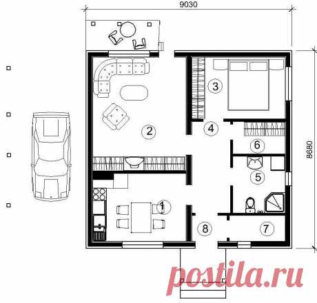 проект ''Сашко'' 65 м2