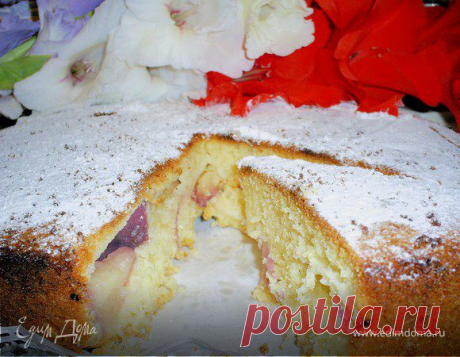 Пирог с нектаринами (вариант рецепта от Рут Оливер с другими пропорциями)