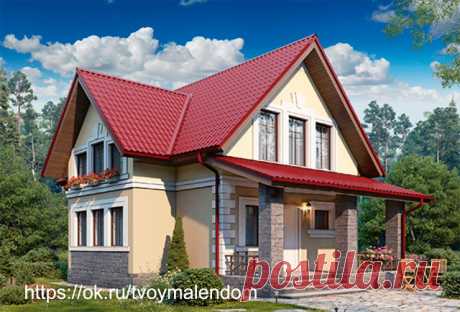 Общая площадь 109.41 м2+ терраса - 13,4 кв.м.
 Стоимость строительства из газоблоков  под ключ от 3,8 млн.р.  Цена действительна при отсутствии уклона местности, высоких грунтовых вод, а также при возможности въезда на участок крупногабаритной грузовой техники.